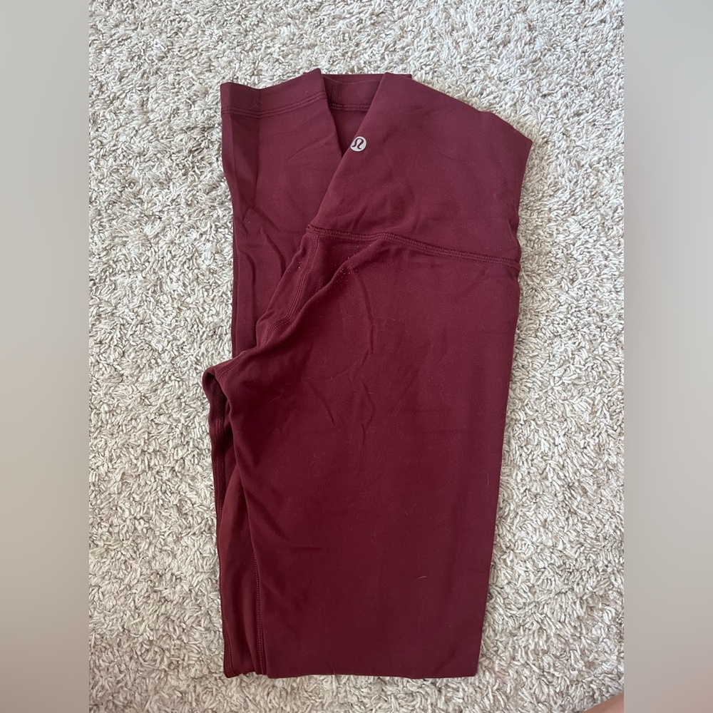 Lululemon Align Leggings - Size 4 - Burgundy Color